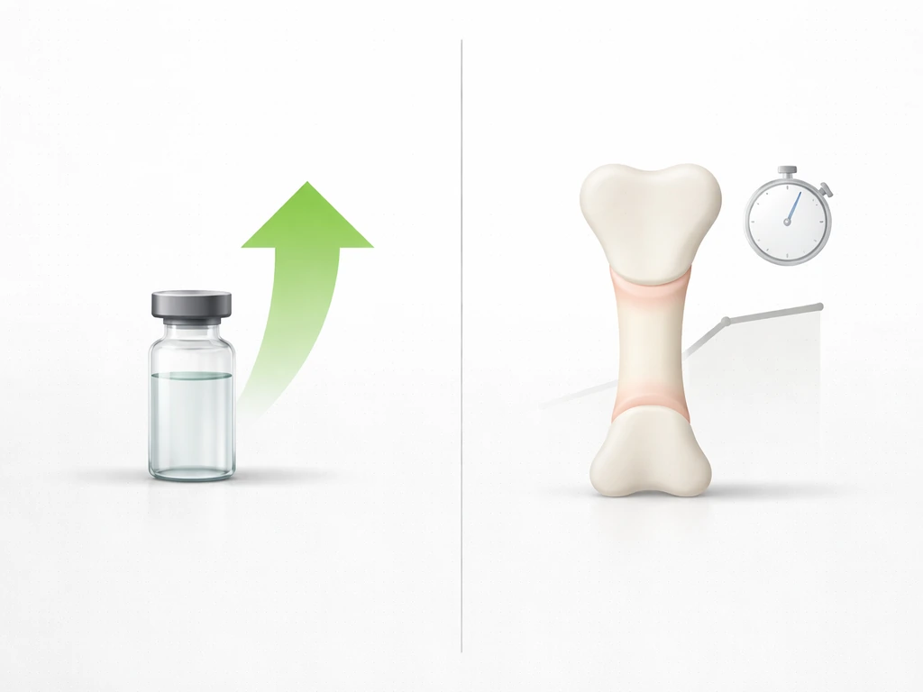 Minimal myth-vs-evidence visual comparing testosterone with growth plate closure leveling off height growth.