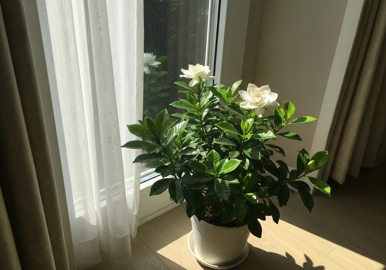 can a gardenia grow indoors