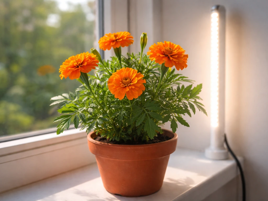 can marigold grow indoors