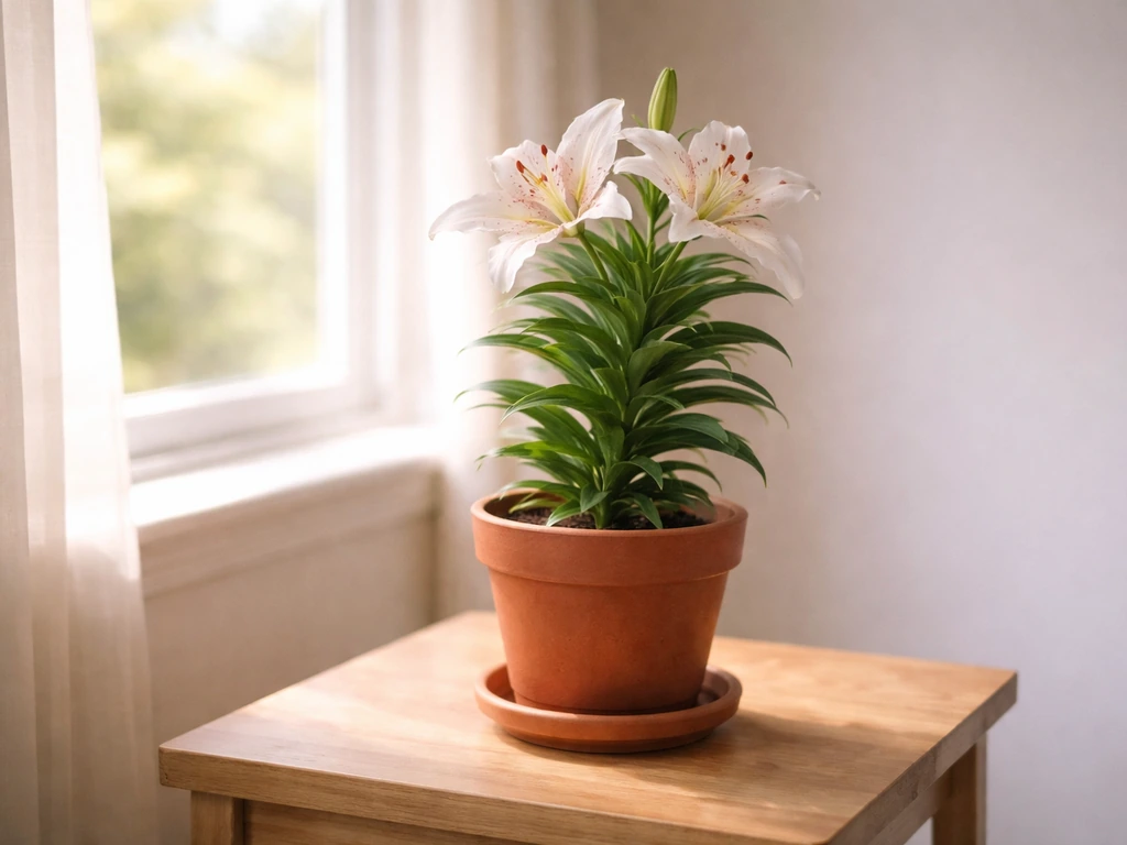 can lilies grow indoors