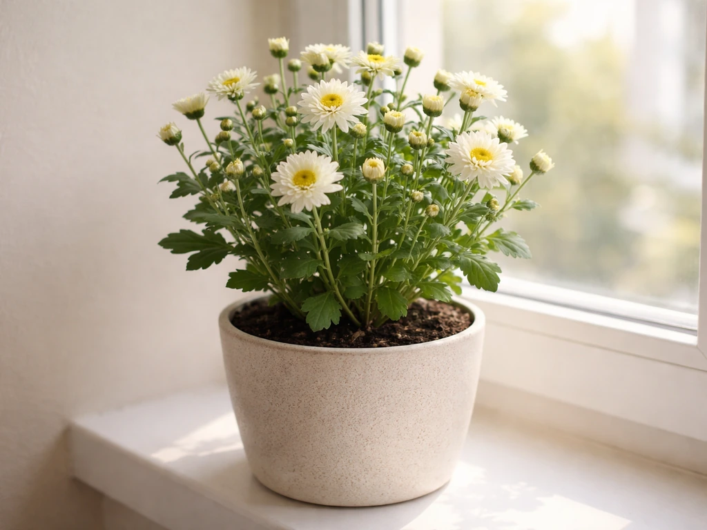 can chrysanthemum grow indoors