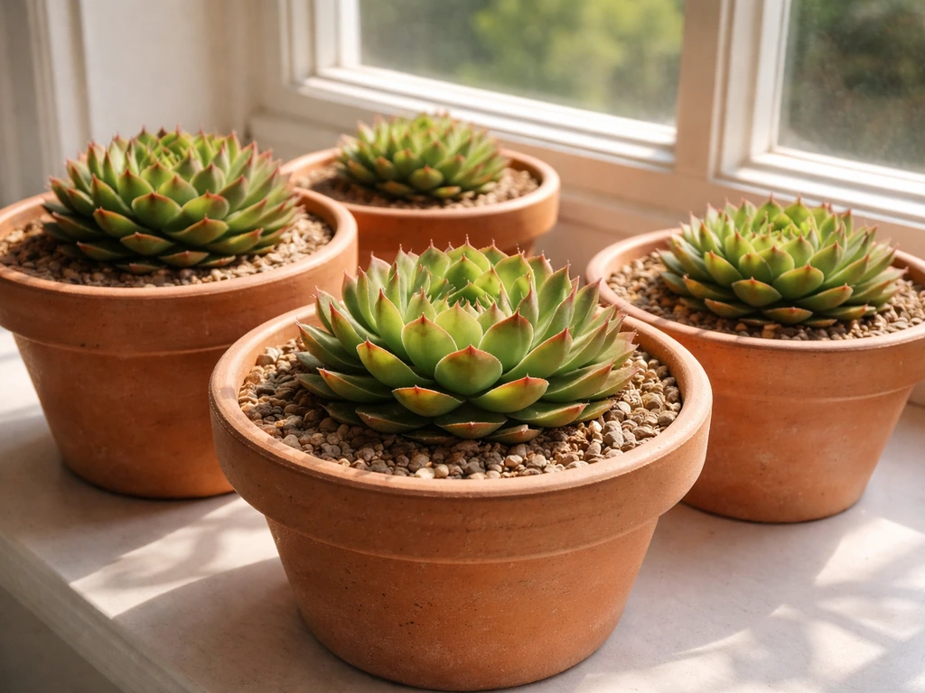 will hen and chicks grow indoors