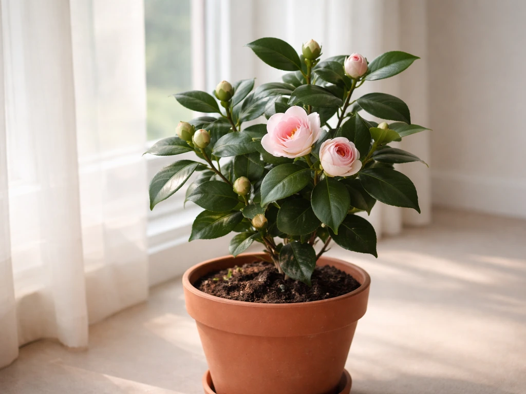 can camellia grow indoors