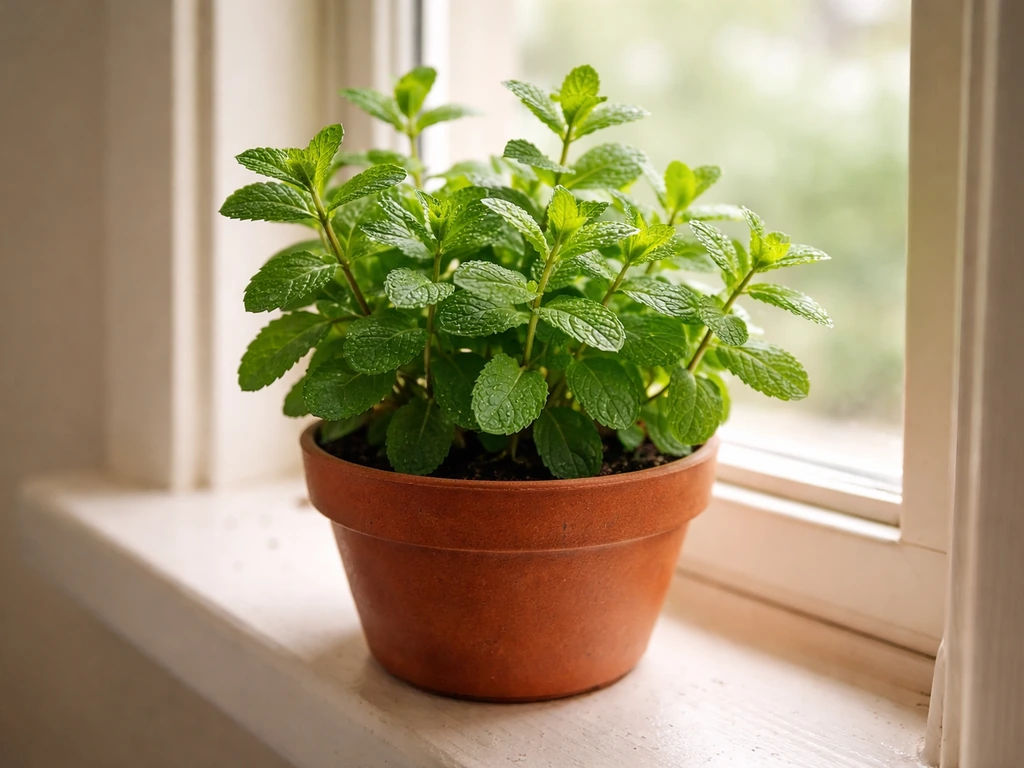 can mint plants grow indoors