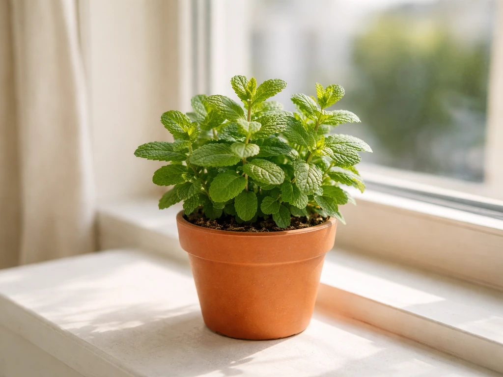 can a mint plant grow indoors