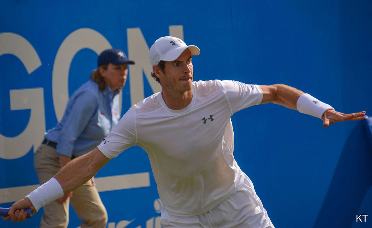 Fernando Verdasco preparing to hit a tennis shot on court