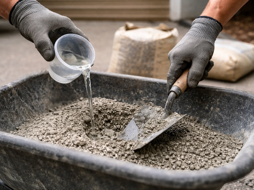how to make cement for patio