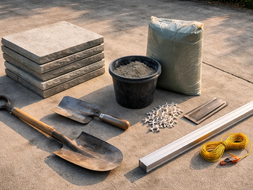 how to cement a patio