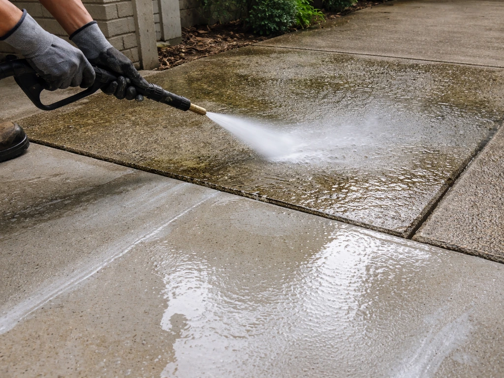 how to lay patio on concrete