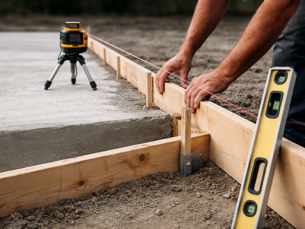 how to pour concrete patio