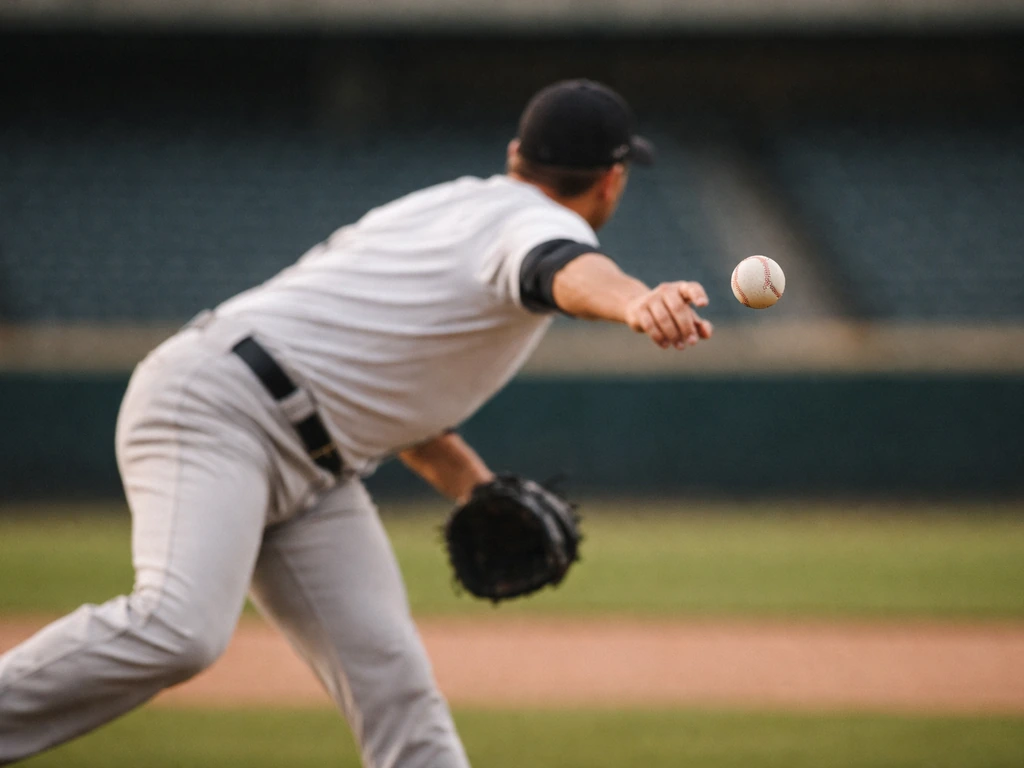 Anonymous baseball pitcher delivering a pitch on a bright field, hinting at pro sports and earnings interest.