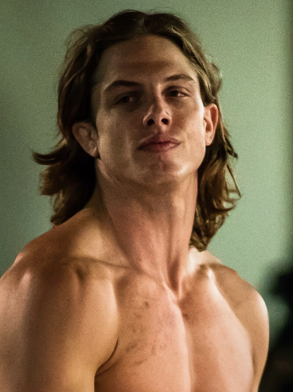 Matt Riddle shirtless portrait photo