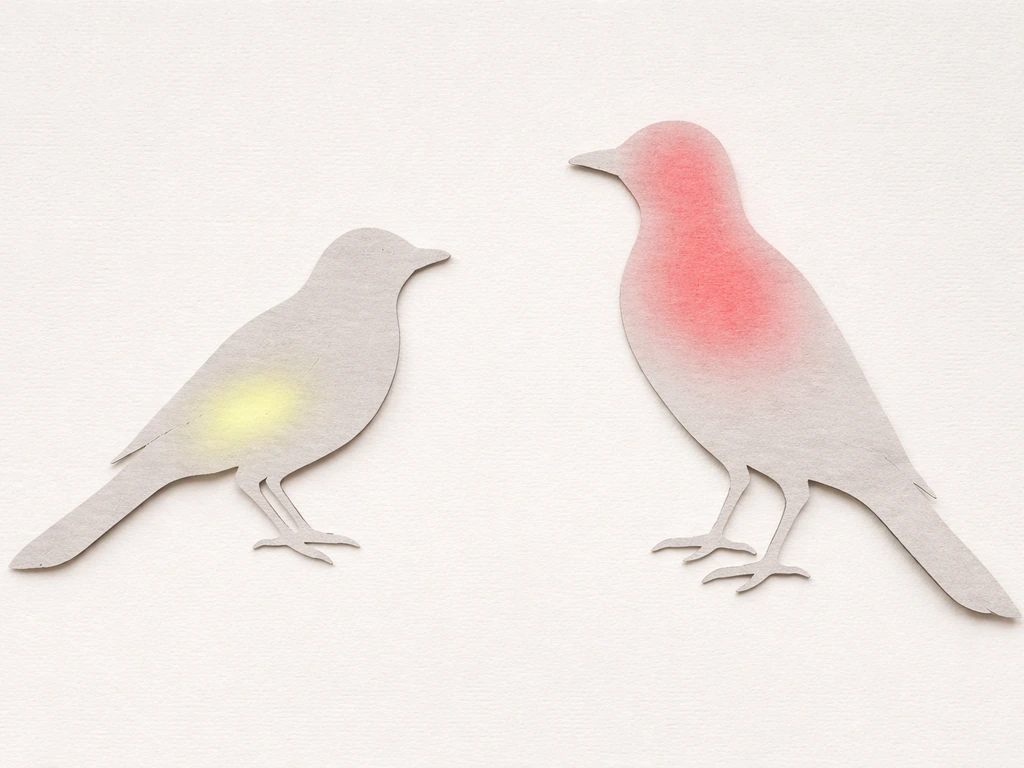 Minimal photo with two generic body silhouettes comparing safer wing/leg vs riskier head/neck/chest impact areas.