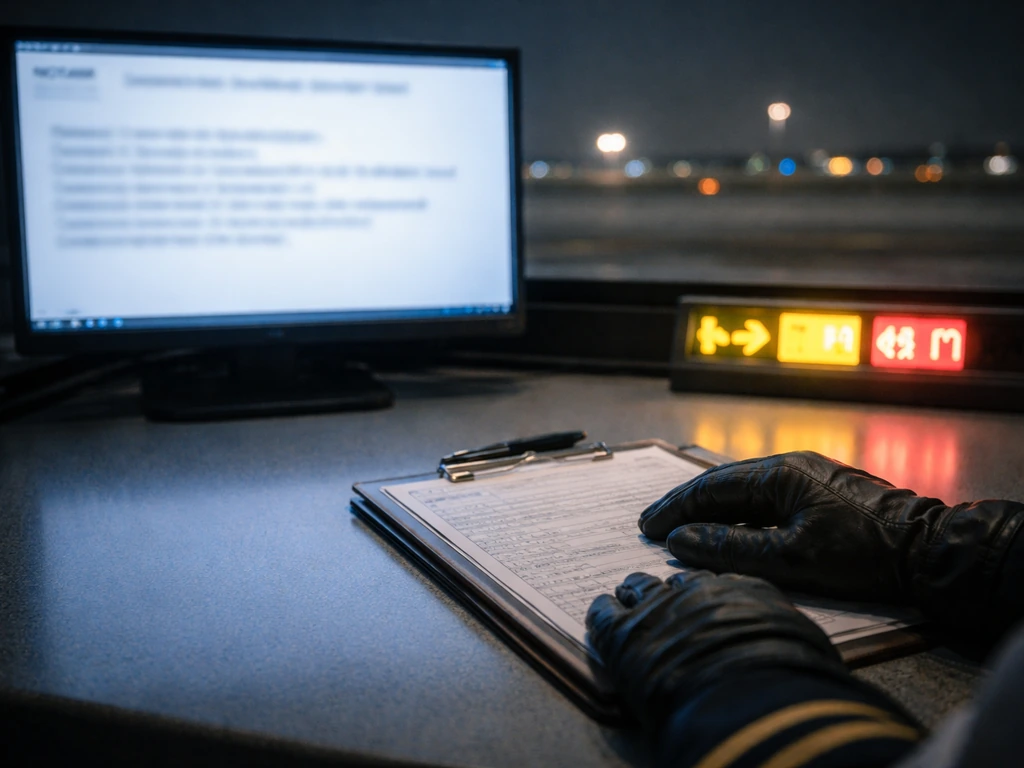 Airport operations briefing display showing a generic bird strike warning during flight planning.