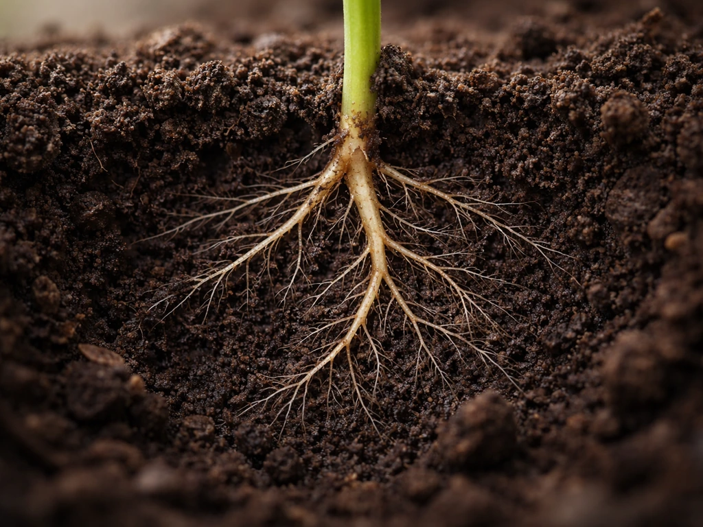 how plants grow in soil