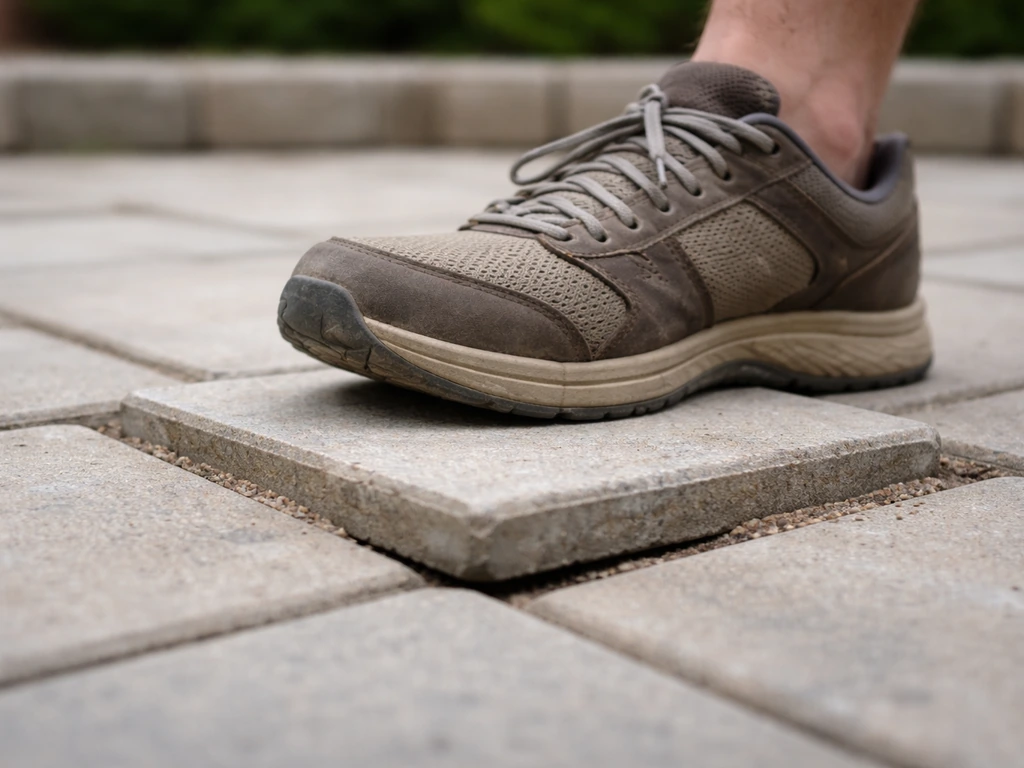 how to fix a paver patio