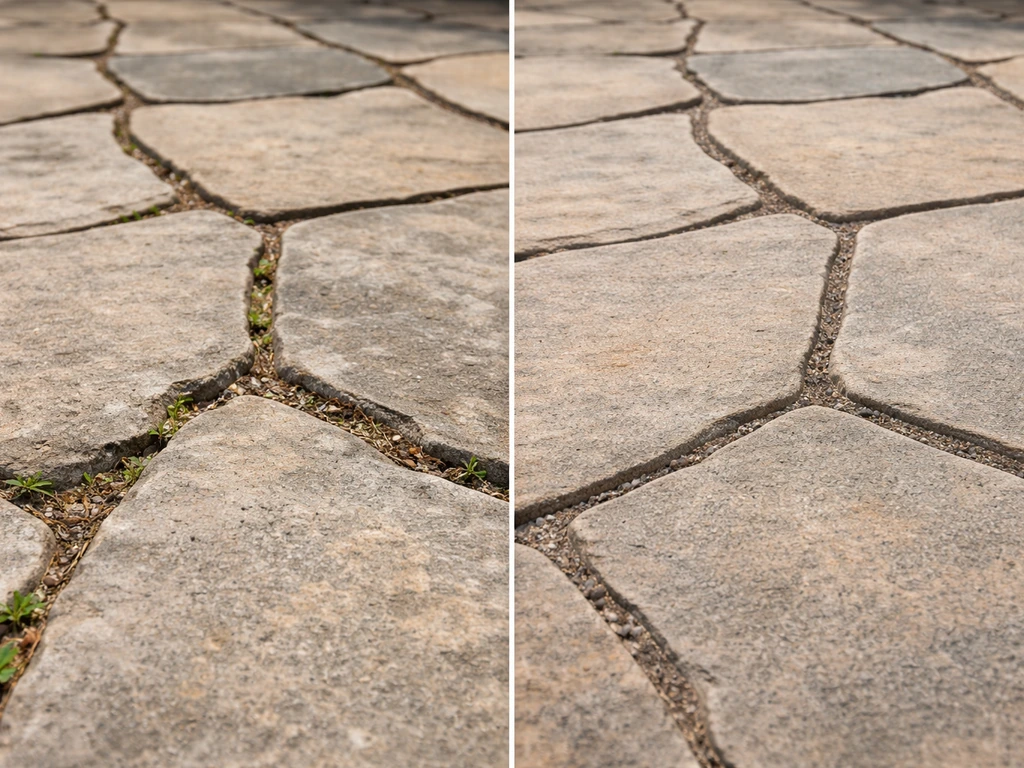 how to repair a stone patio