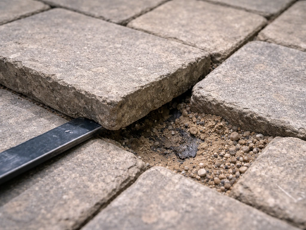 how to repair patio stones