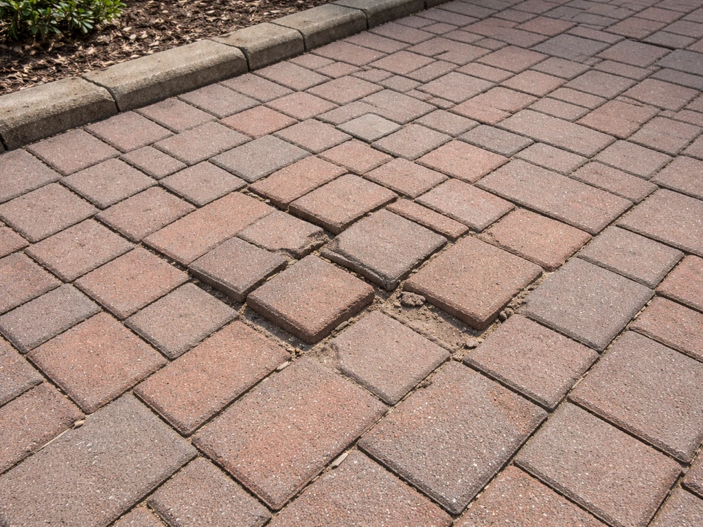 how to repair brick patio