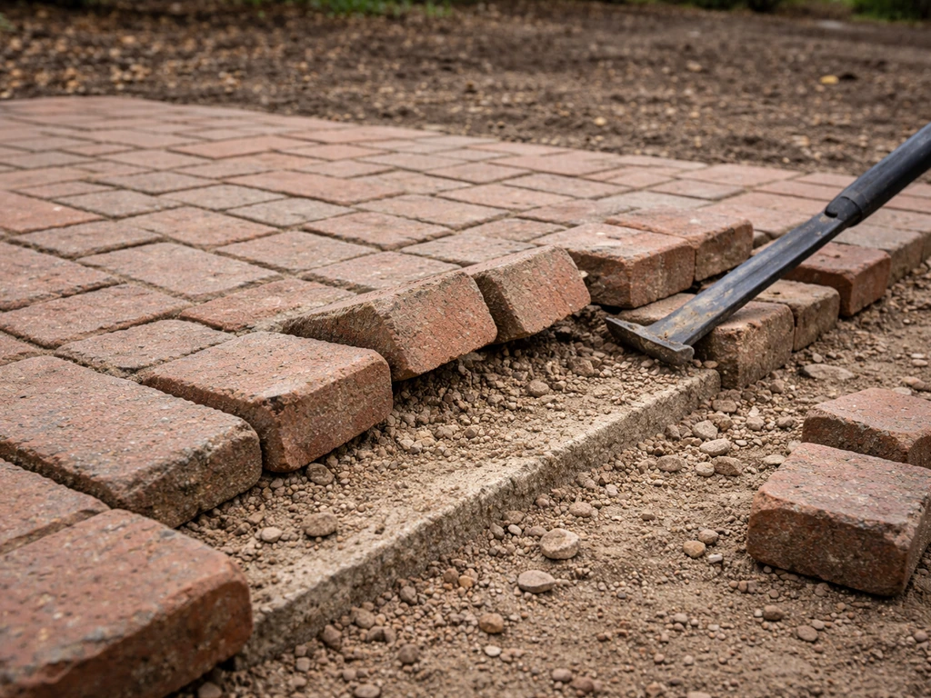 how to remove brick patio