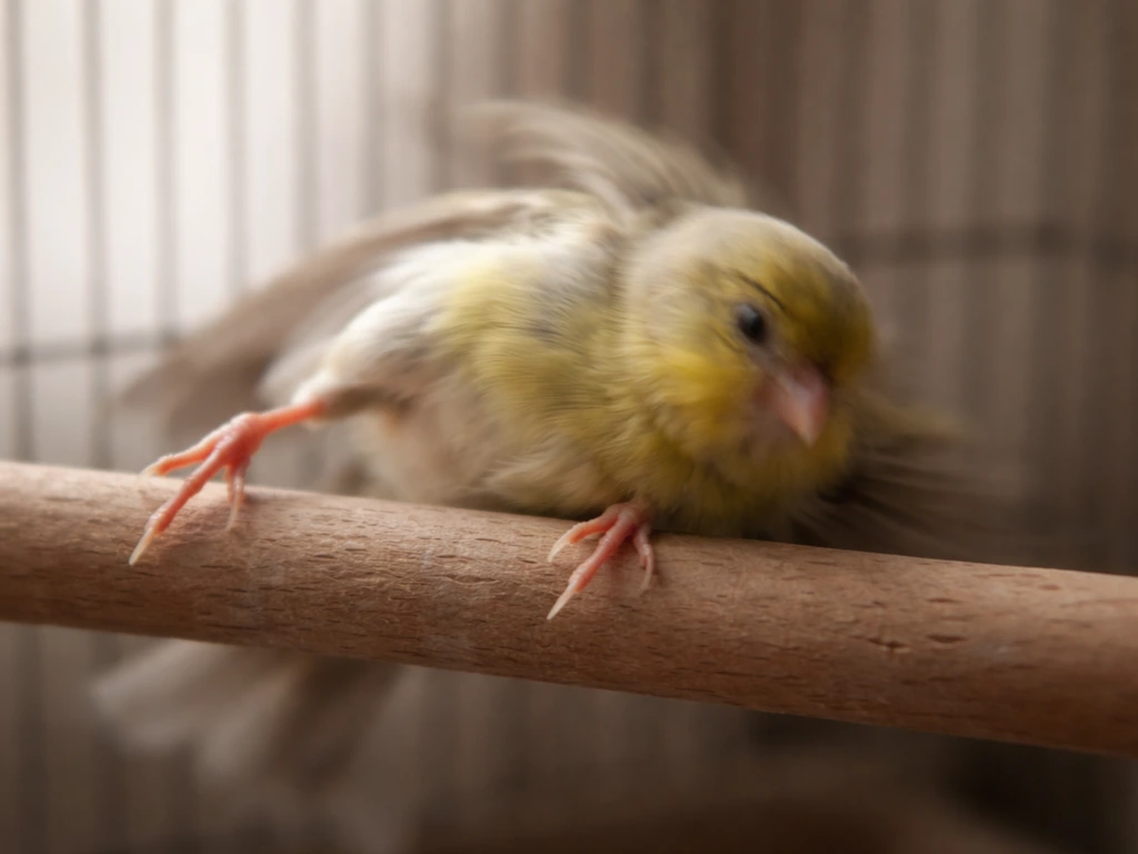 what does a bird seizure look like