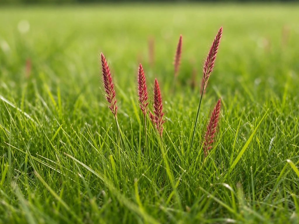 Gras met rode pluimen: oorzaak herkennen en snel aanpakken