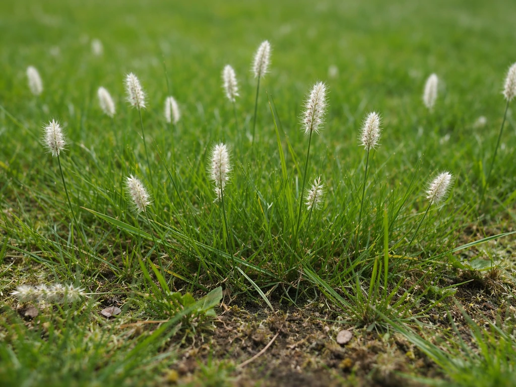 Gras met witte pluimen: oorzaak en wat je nu moet doen