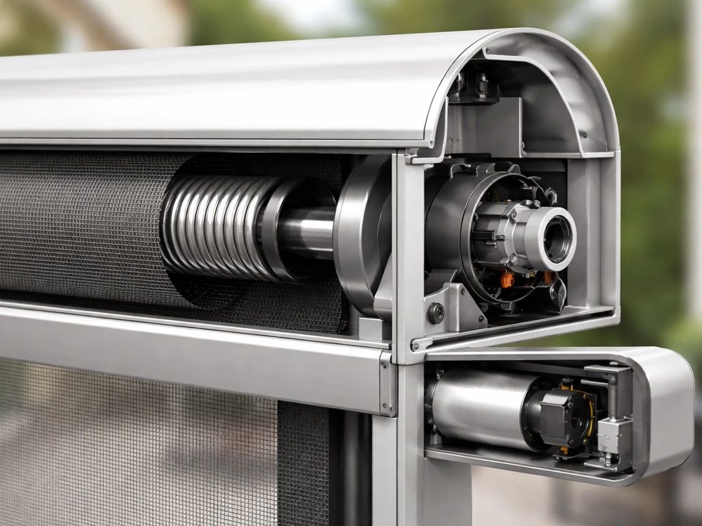 manual retractable screen for patio