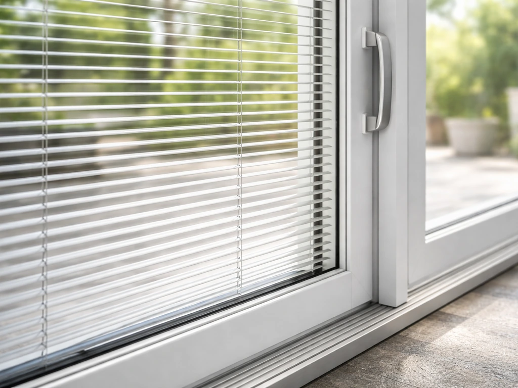 best sliding patio doors with built-in blinds
