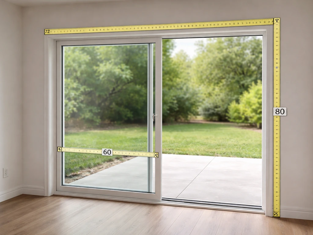 what is standard patio door size