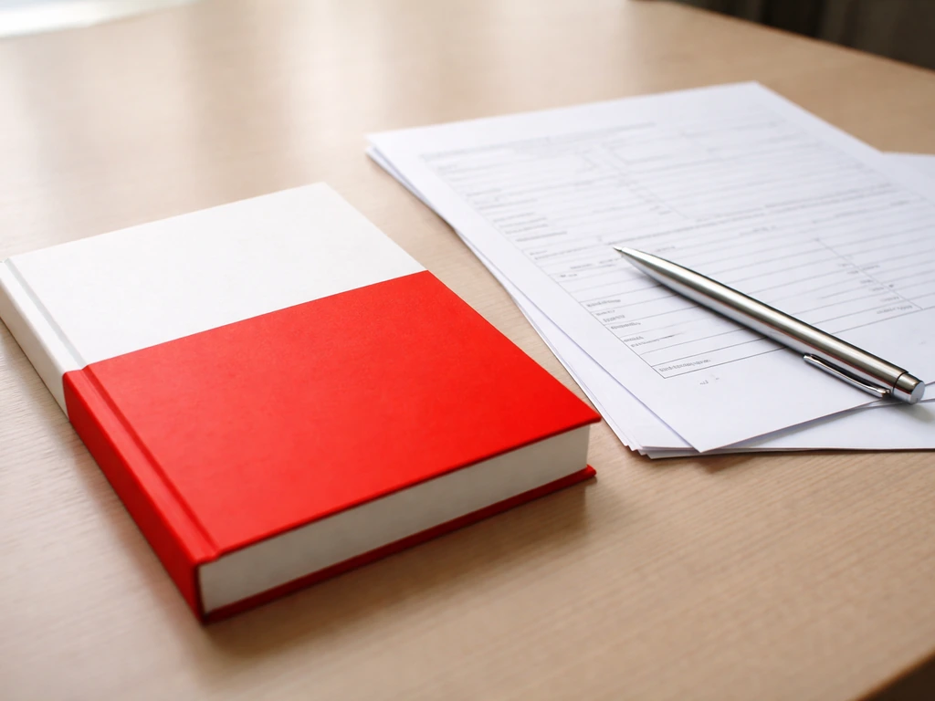 Close-up of a nonfiction book and contract-style papers with a pen on an office desk, symbolizing book royalties.