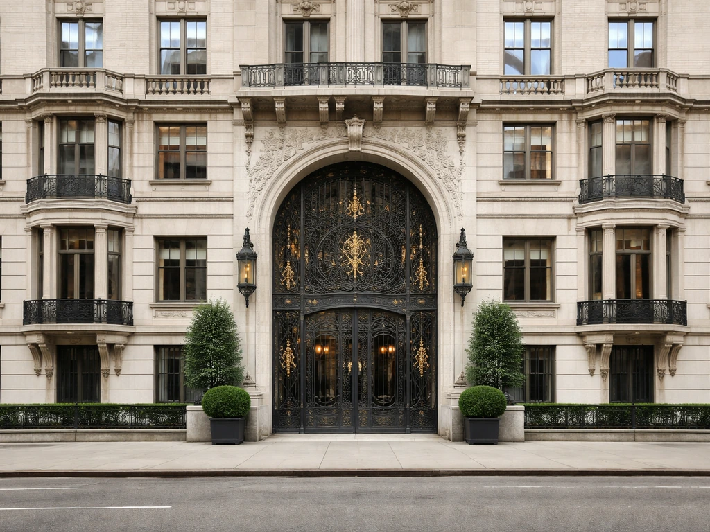 Exterior of the historic El Dorado co-op building on Central Park West in Manhattan.