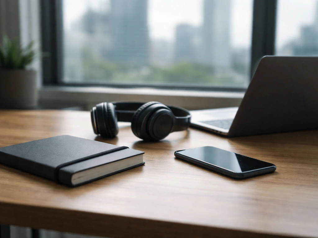 Minimal office scene suggesting finance research and a family-name mix-up