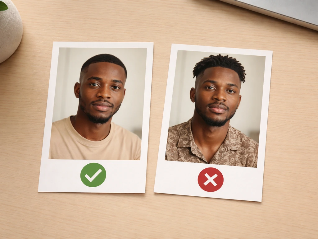 Charles Oputa identification concept: a photo of a man, with a matching and non-matching photo pair comparison