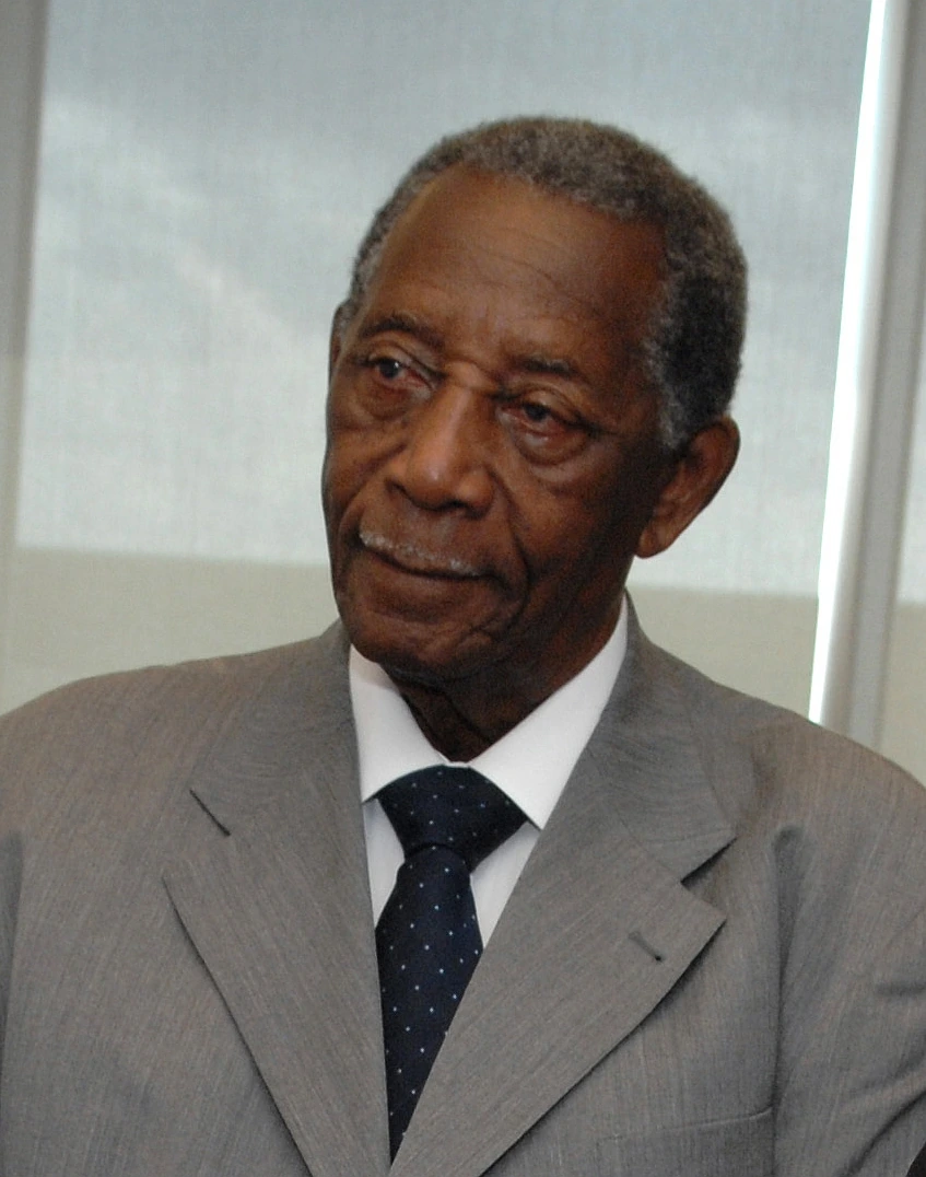 Charles Evers portrait in a suit and tie