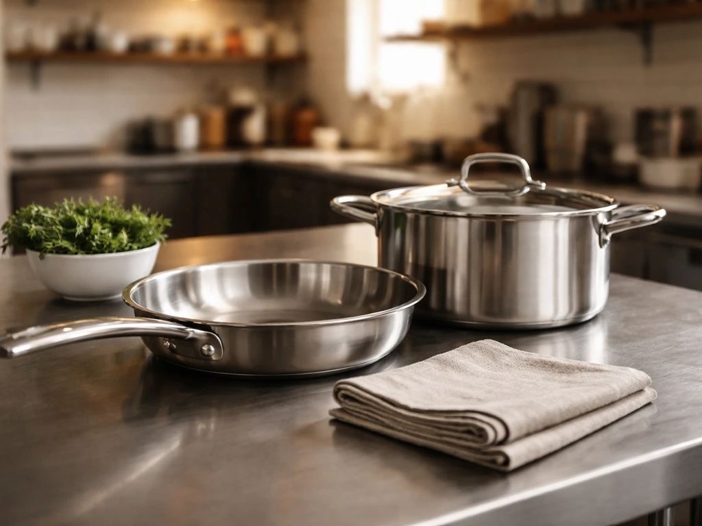 Chef-style kitchen tabletop with cookware and a small ingredient bowl, suggesting brand consulting and partnerships.