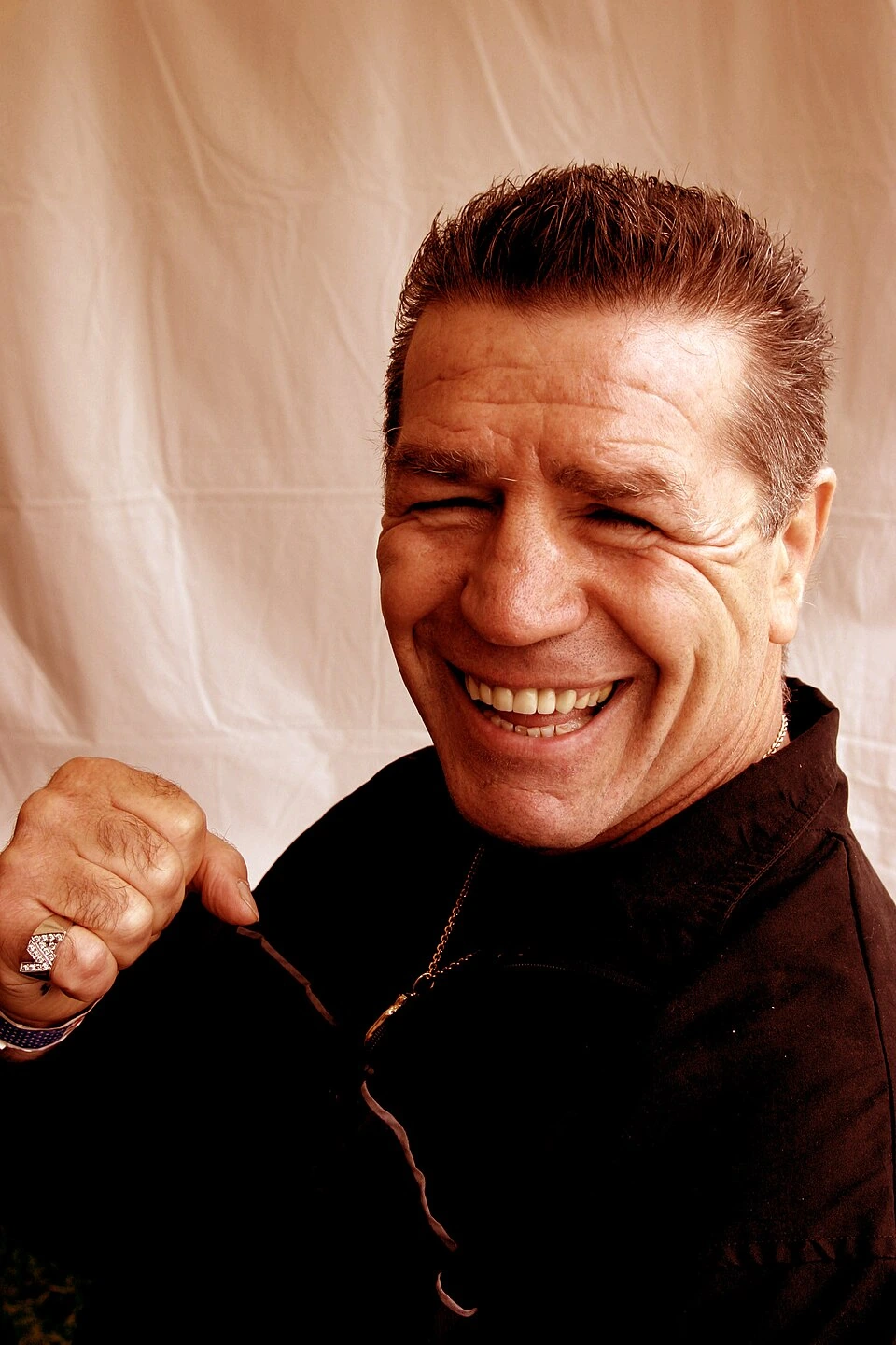 Vito Antuofermo smiling in a portrait photo