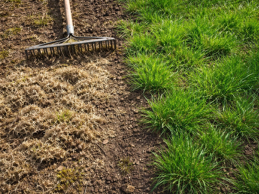 mos in het gras bestrijden