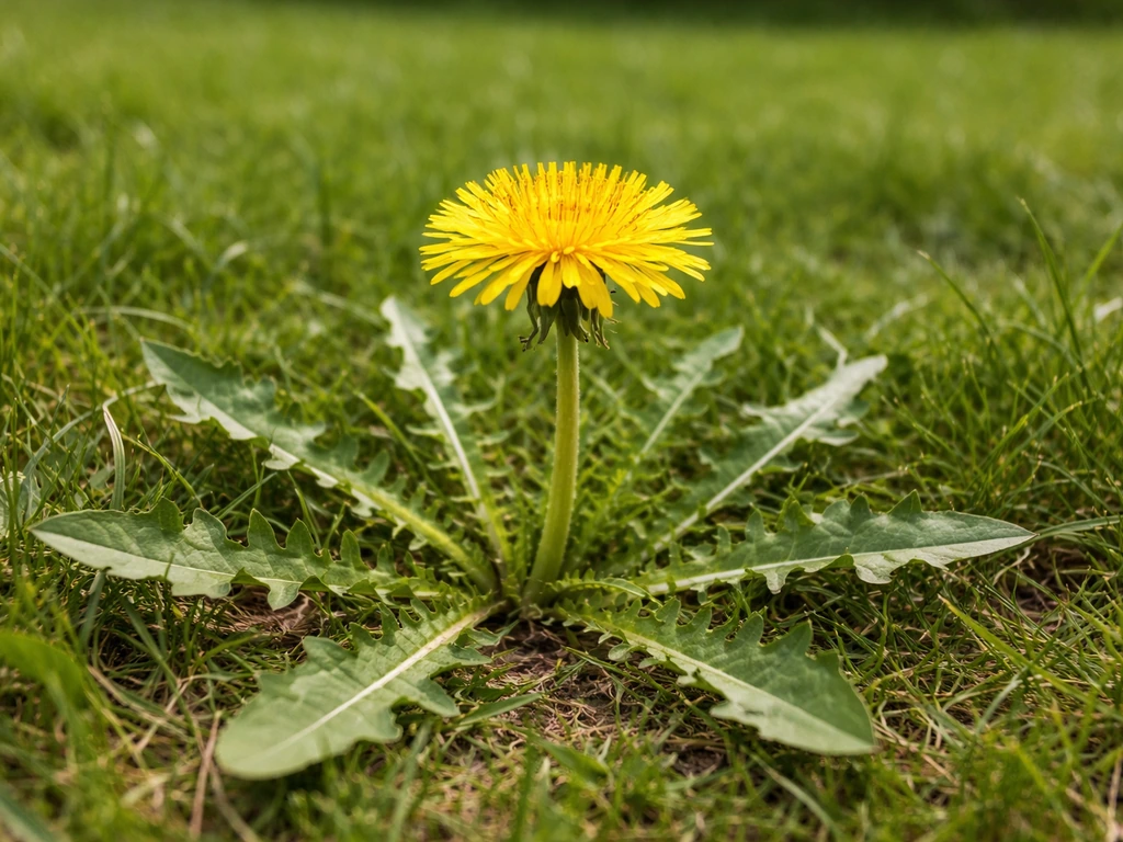 bestrijden paardenbloemen in gazon