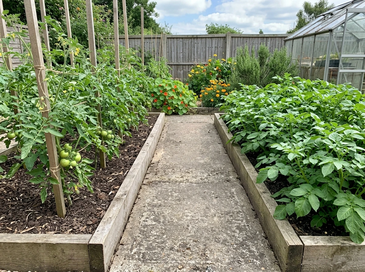 Tomatoes kept separate from potatoes to avoid shared disease risk