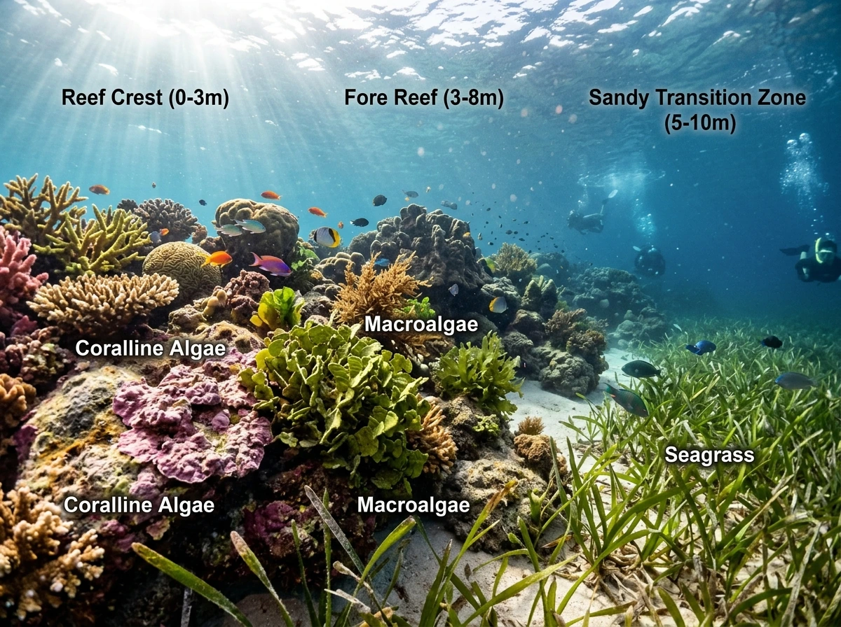 What Plants Grow in the Coral Reef and Where