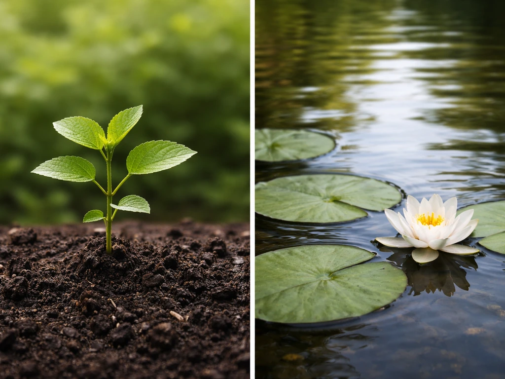 what plants grow in land