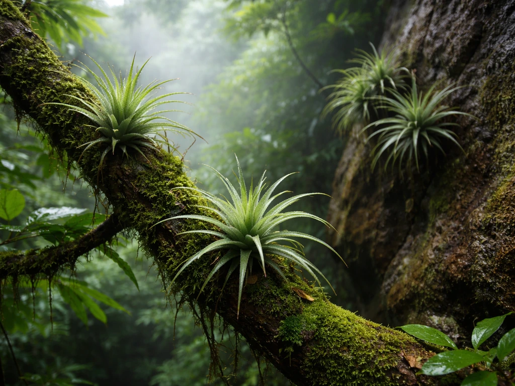 where do air plants naturally grow