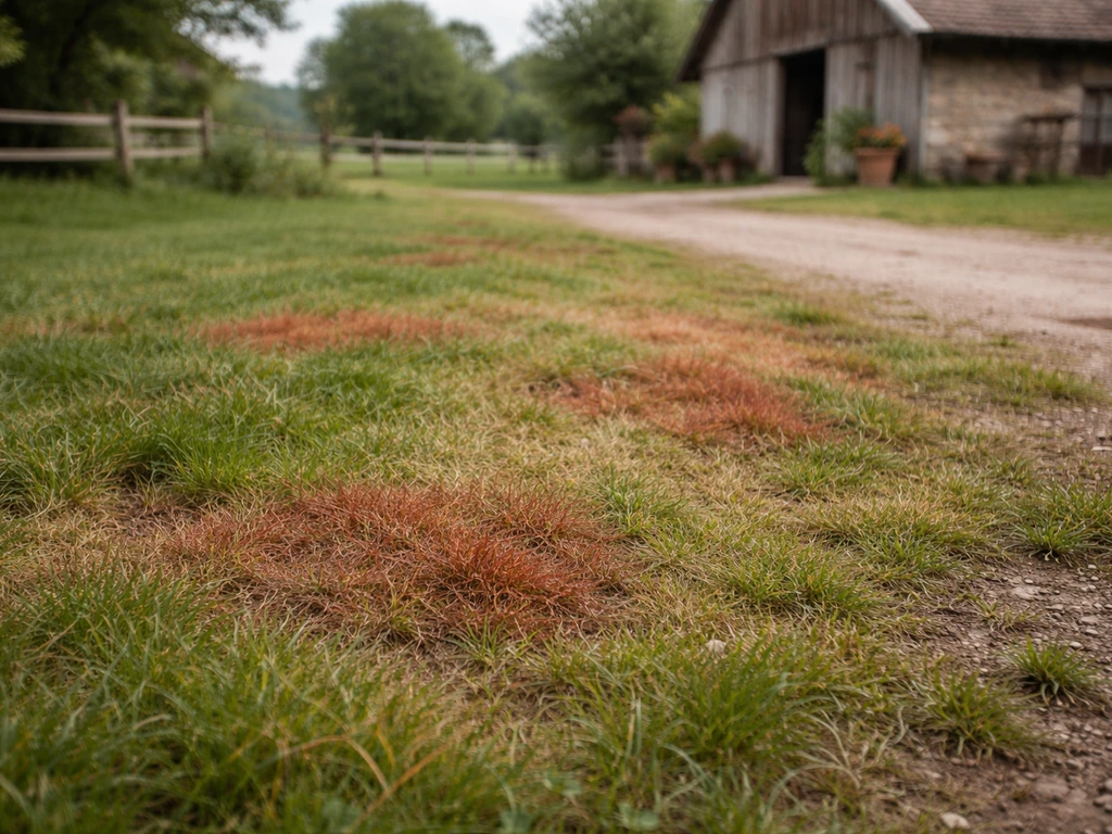 Rouge-gazon à la ferme-auberge: diagnostic et solutions