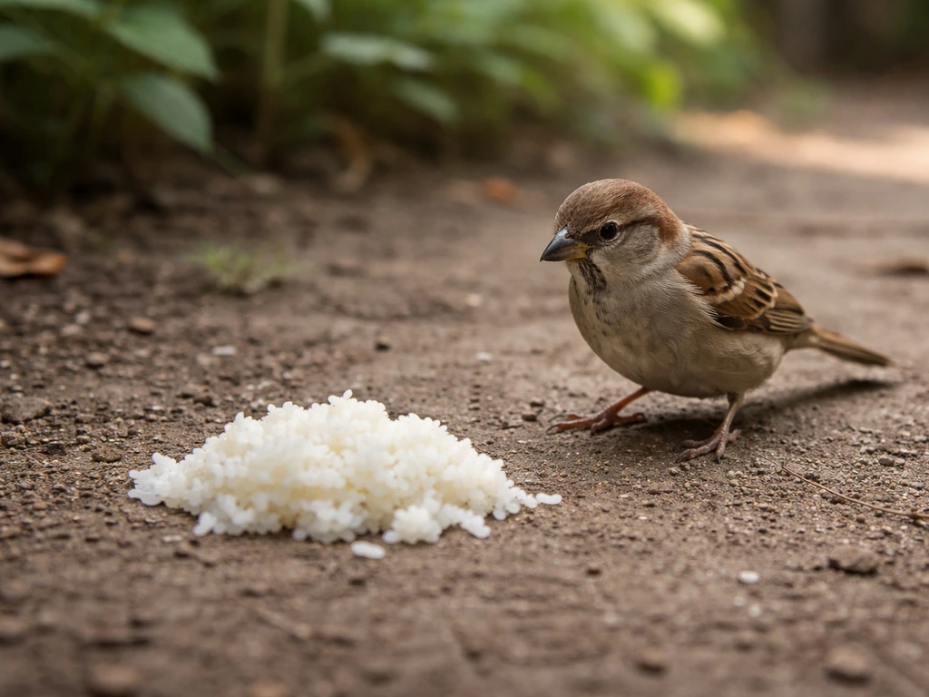 can bird eat rice