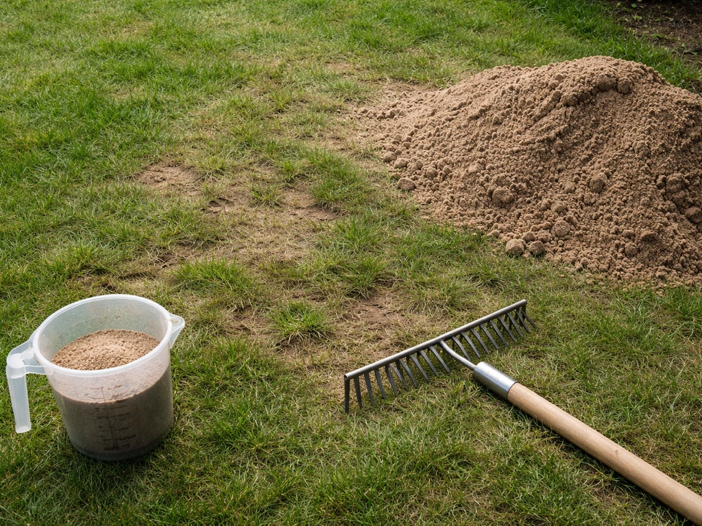 Gras ophogen: stappenplan, grondmix en juiste dikte zonder verstikken