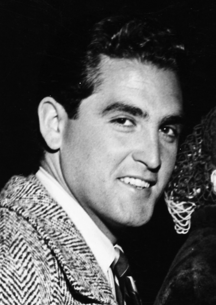 Black-and-white portrait of Jacques Bergerac in the 1950s.