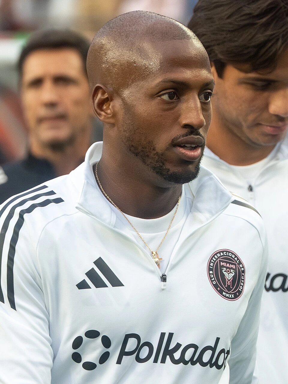 Fafà Picault in an Inter Miami training top