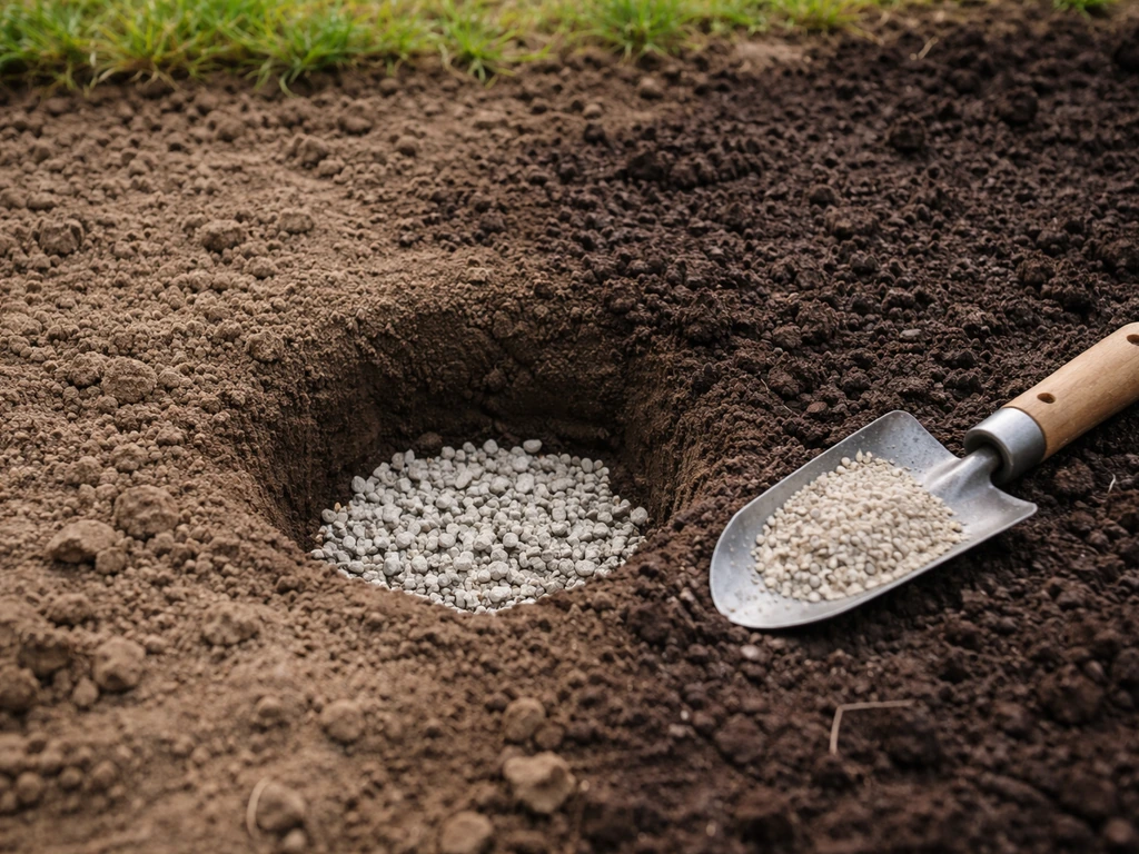 Tuinplek met kleine kuil: droge grond met (licht) zand/zavel naast nattere grond, met focus op drainage