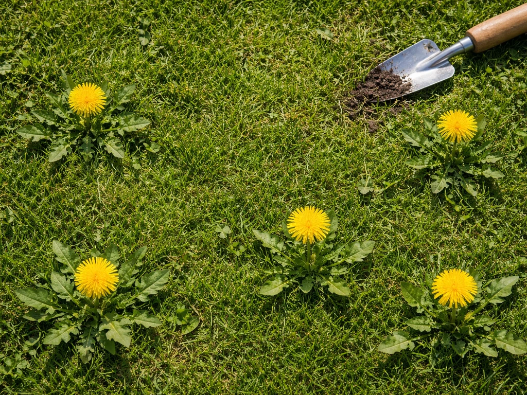 Hoe krijg ik paardebloemen uit mijn gazon: stappenplan